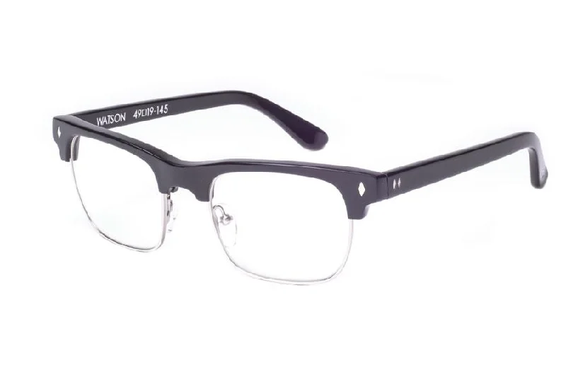 Watson Black/Clear Lens