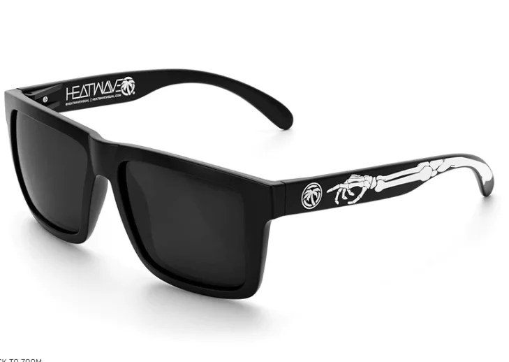 XL Vise Z87 Black Frame/ Black Lens- Bones Arms