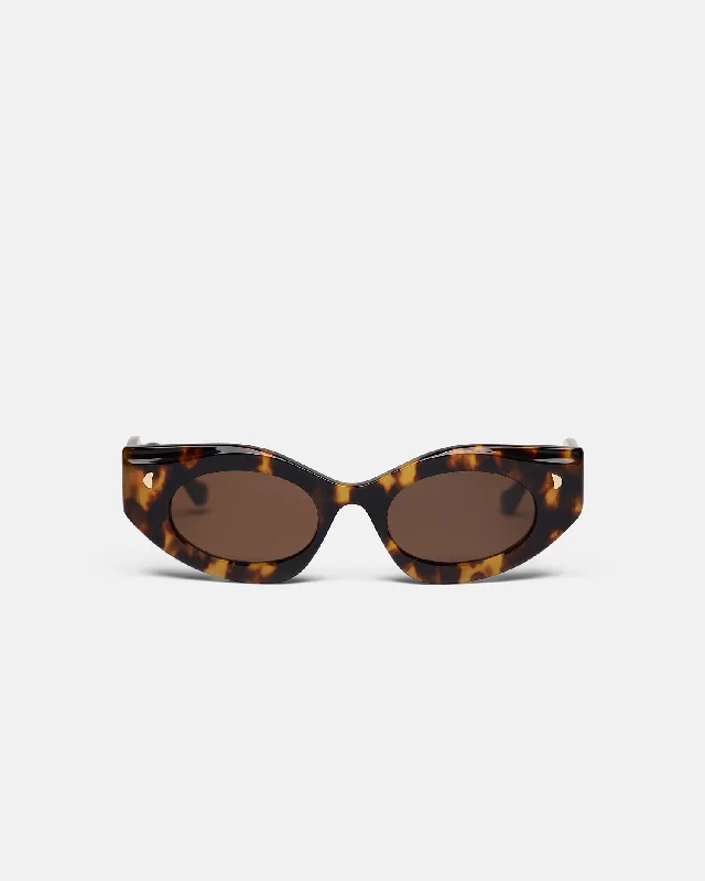 Leonie - Bio-Plastic Sunglasses - Dark Amber