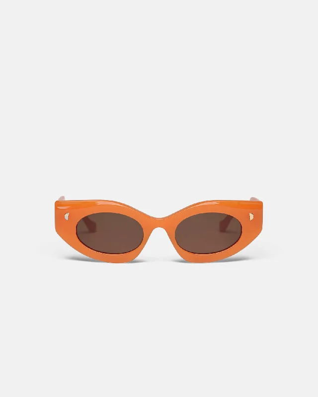 Leonie - Bio-Plastic Sunglasses - Orange Merino