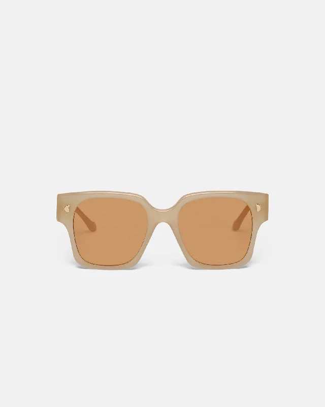 Shae - Bio-Plastic Oversized Sunglasses - Sand