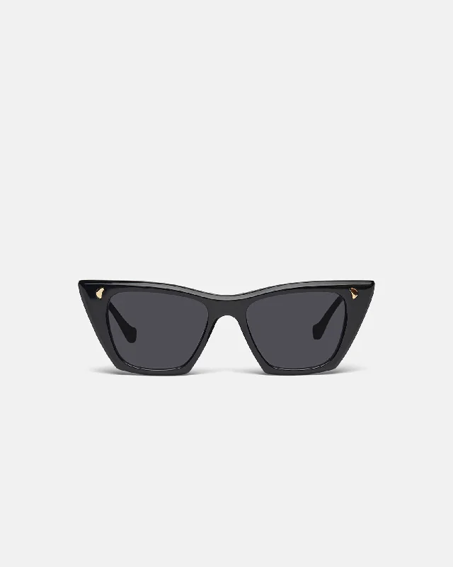 Bruna - Bio-Plastic Sunglasses - Black