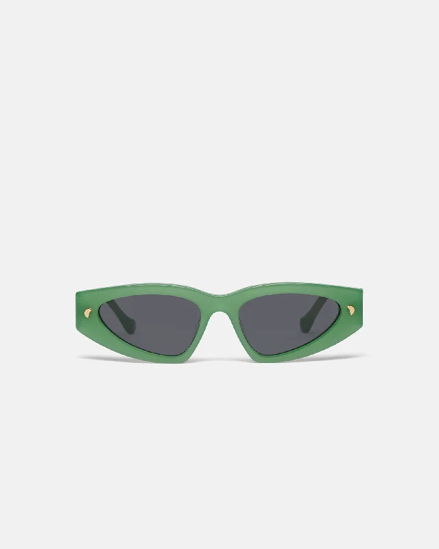 Crista - Bio-Plastic D-Frame Sunglasses - Green