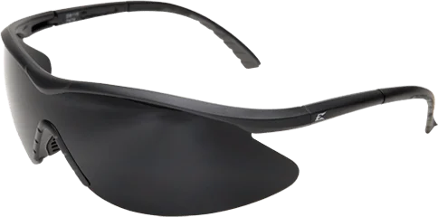 Edge Eyewear Banraj DB116 Black Frame Smoke Lens Glasses