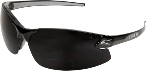 Edge Eyewear Zorge G2 DZ116-2.0-G2 Black Frame Smoke 2.0 Progressive Magnification Lens Glasses