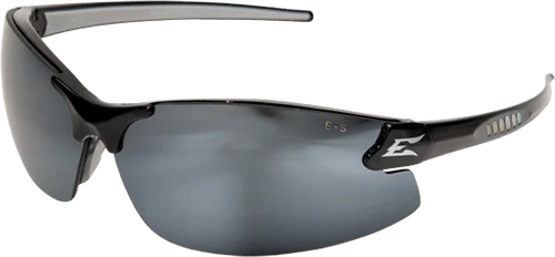 Edge Eyewear Zorge G2 DZ117-G2 Black Frame Silver Mirror Lens Glasses