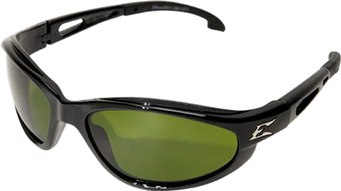 Edge Eyewear Dakura GSW11-IR3 Black Frame with Gasket IR 3.0 Light Welding Lens Glasses