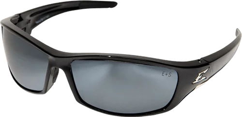 Edge Eyewear Reclus SR117 Black Frame Silver Mirror Lens Glasses