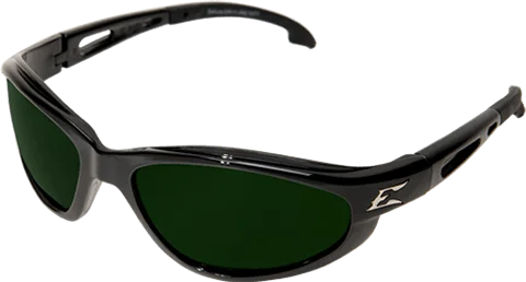 Edge Eyewear Dakura GSW11-IR5 Black Frame IR 5.0 Medium Welding Lens Glasses