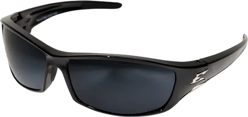 Edge Eyewear Reclus TSR21-G15-7 Black Frame Polarized G-15 Silver Mirror Lens Glasses