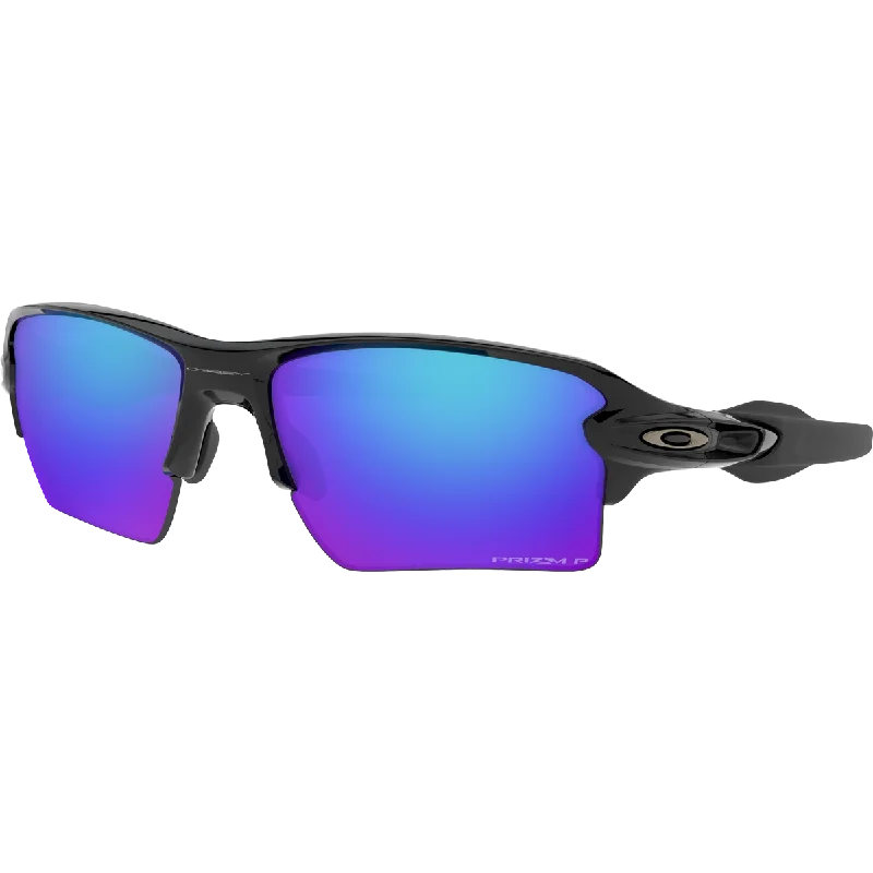 Flak 2.0 XL - Polished Black/Prizm Sapphire Polarized