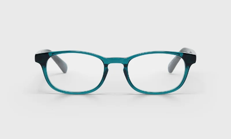 59 - Teal Transparent Front and Temples