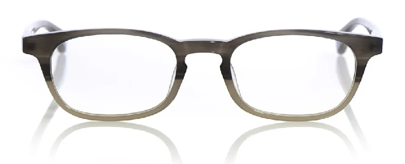 58 - Grey Horn Fade Front with Grey Horn temples