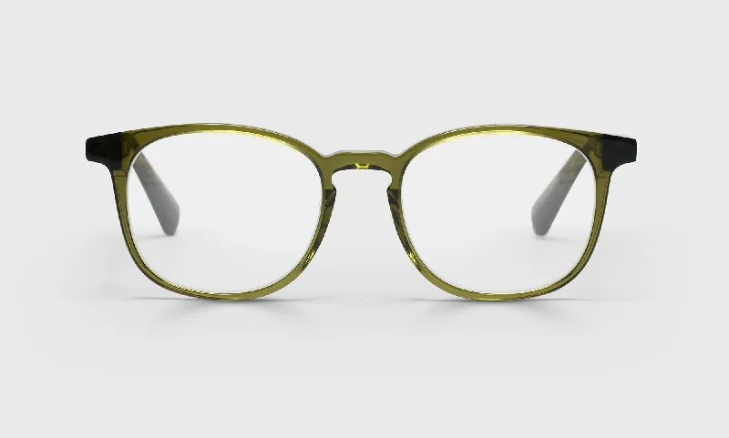 17 - Olive Crystal Front and Temples