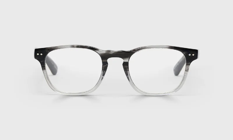 88 - Black Grey Fade Front with Black Temples