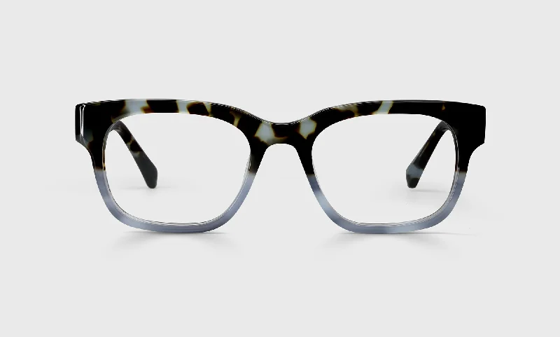 10 - Blue Tortoise Fade Front with Blue Tortoise Temples