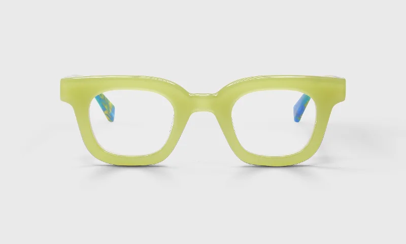 17 - Lime Green Front with Teal and Green Chop Temples