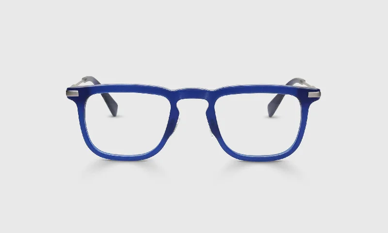 10 - Matte Dark Navy Front and Metal Temples