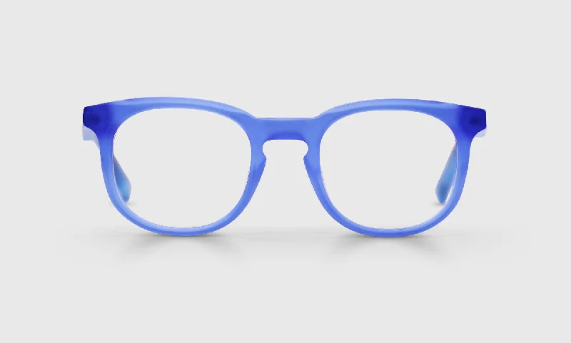 10 - Matte Azure Blue Front and Temples