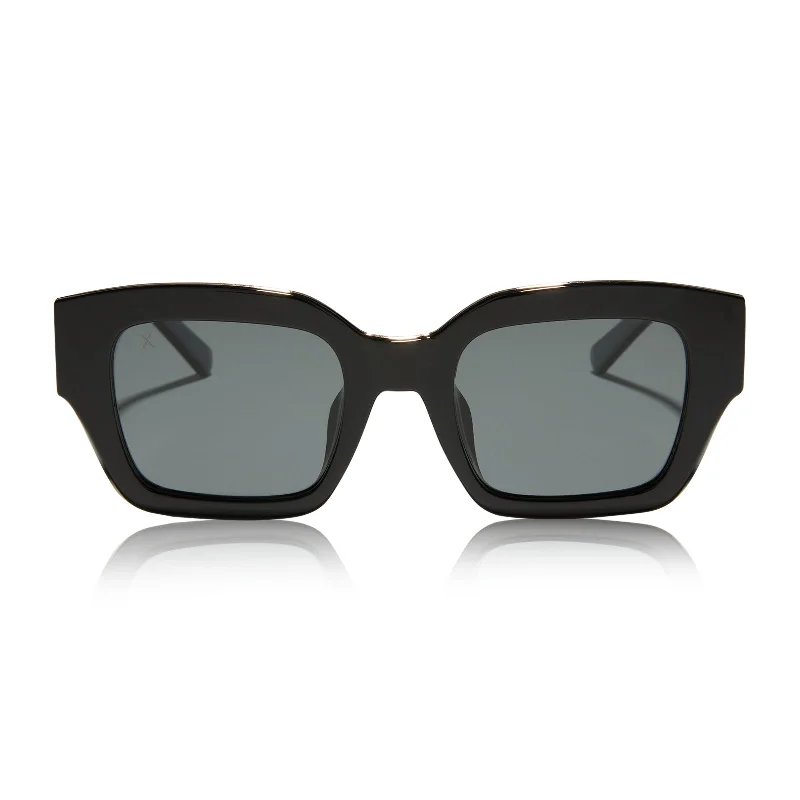 amore - black + grey polarized sunglasses