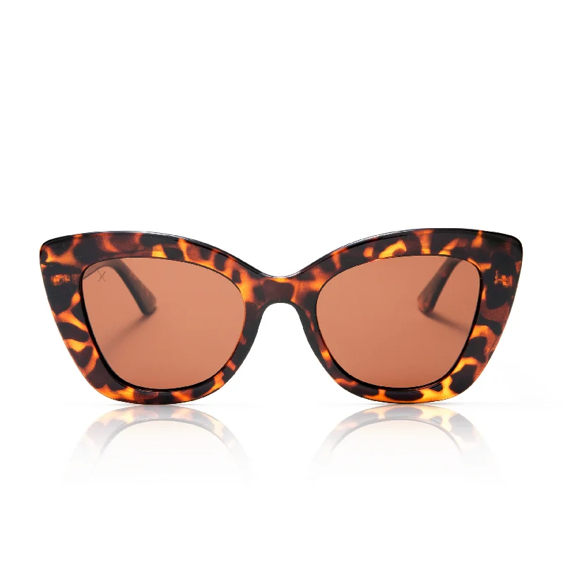 beverly - tortoise + brown sunglasses