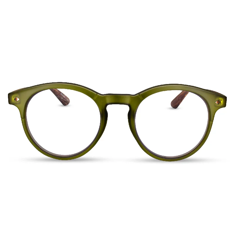 Retro Round Reading Glasses Blue-light Bocking | R-729P