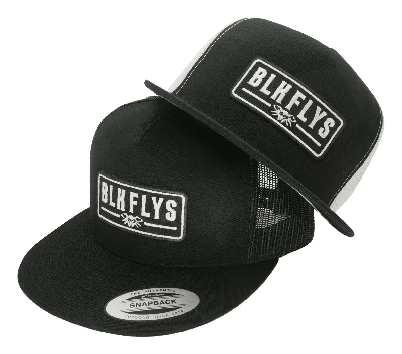 Blk Flys Patch Trucker