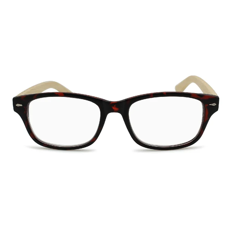 Natural Bamboo Wood Temples Reading Glasses for Women | R-509