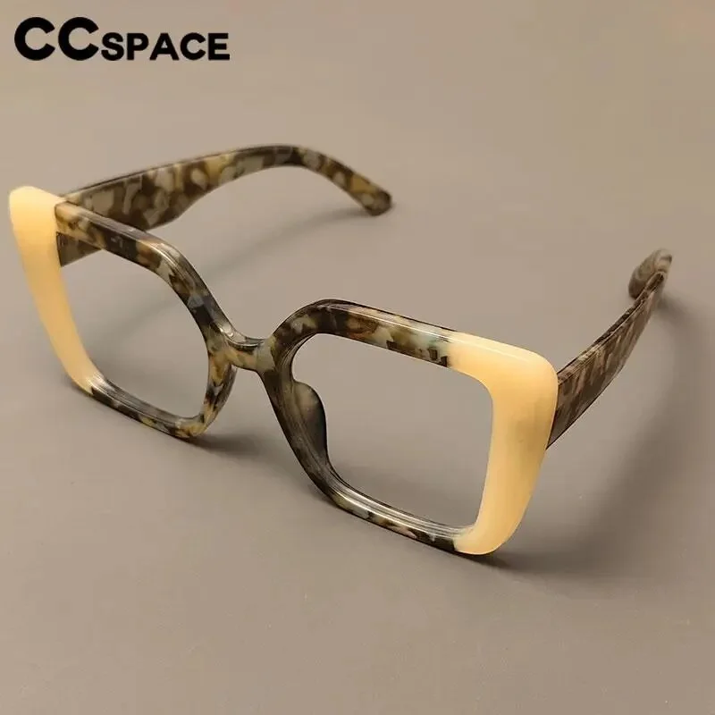 CCspace Women's Full Rim Square Polycarbonate Reading Glasses 56982