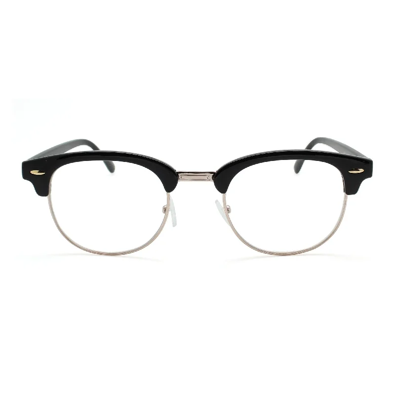 Classic Retro Browline Half Rim Reading Glasses R-836