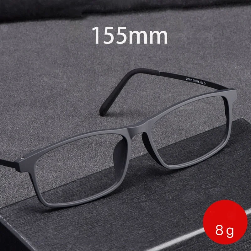 Cubojue Unisex Full Rim 155mm Oversized Tr 90 Titanium Myopic Reading Glasses Fy2009