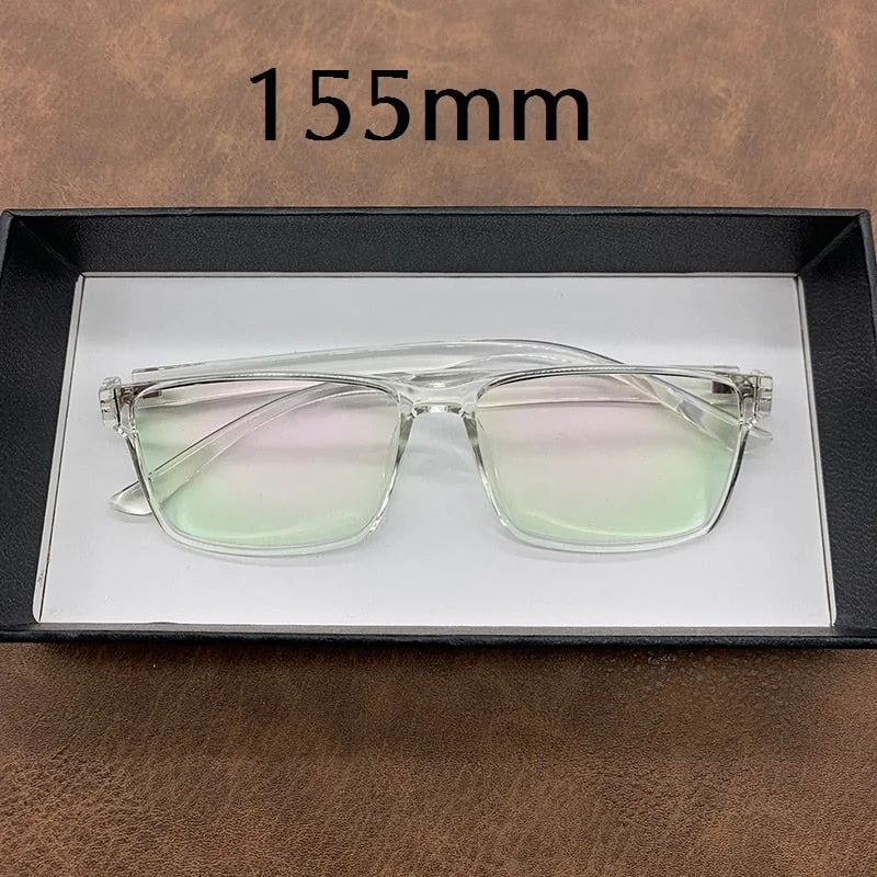 Cubojue Unisex Full Rim Oversized Square Tr 90 Titanium Presbyopic Reading Glasses 2257p