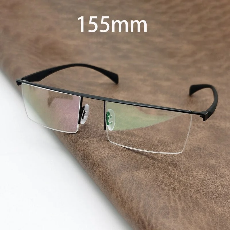 Cubojue Unisex Semi Rim Oversized Square Alloy Hyperopic Reading Glasses P8322