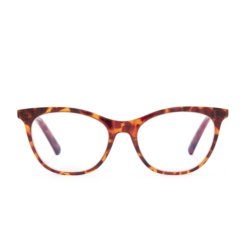 DARCY - AMBER TORTOISE + BLUE LIGHT TECHNOLOGY GLASSES