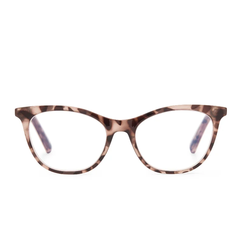 DARCY - BEIGE TORTOISE + BLUE LIGHT TECHNOLOGY GLASSES