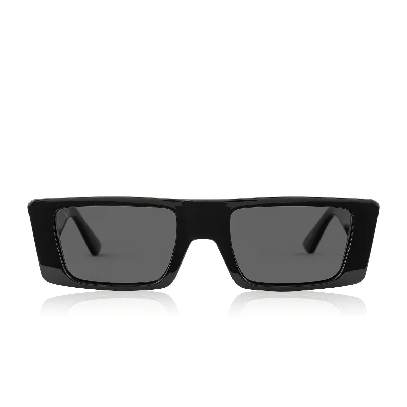 girls night - glossy black sunglasses