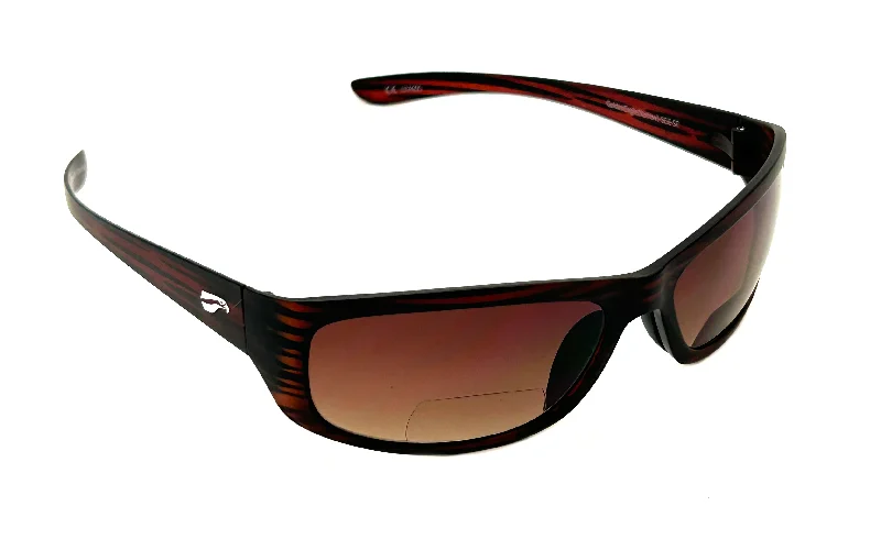 Narrow Golden Eagle Sport with Non-Rx Bifocal Lenses