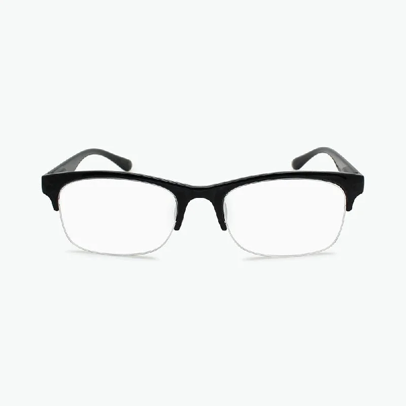 Half Rim Rectangular Reading Glasses R-631