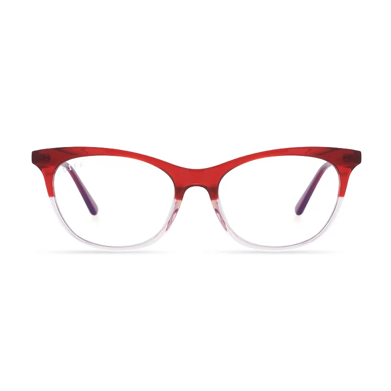 JADE - ROSEWOOD OMBRE + BLUE LIGHT TECHNOLOGY GLASSES