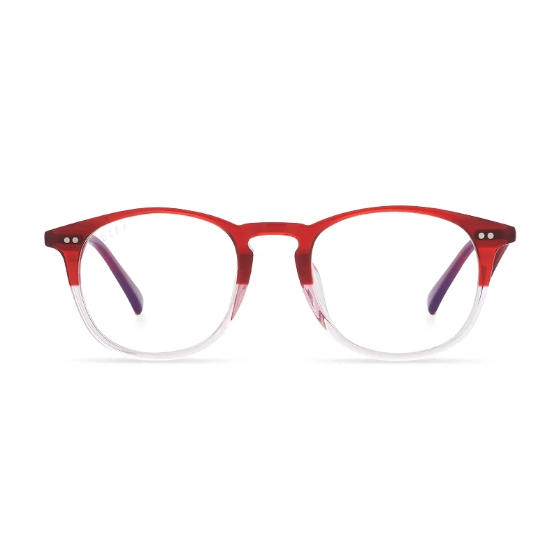 JAXSON - ROSEWOOD OMBRE + BLUE LIGHT TECHNOLOGY GLASSES