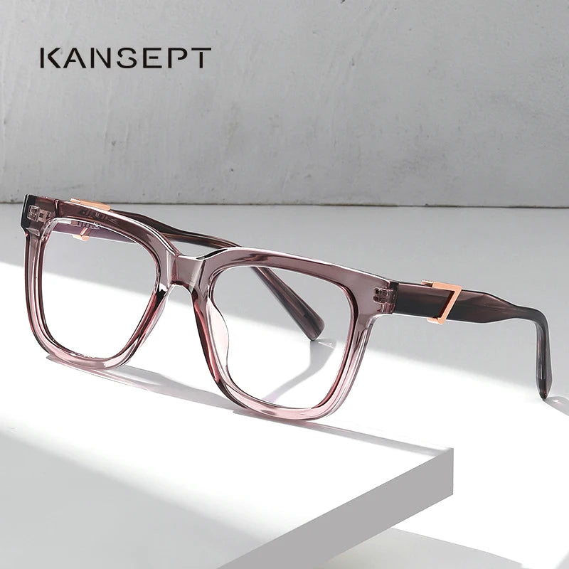 Kansept Women's Full Rim Square Tr 90 Acetate Reading Glasses K911