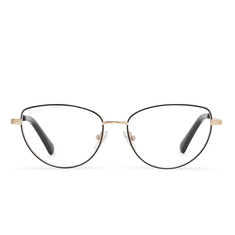 KERI - BLACK/GOLD + BLUE LIGHT TECHNOLOGY GLASSES