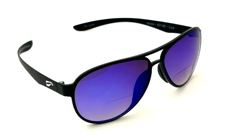 Kestrel Aviator with Non-Rx Bifocal Lenses