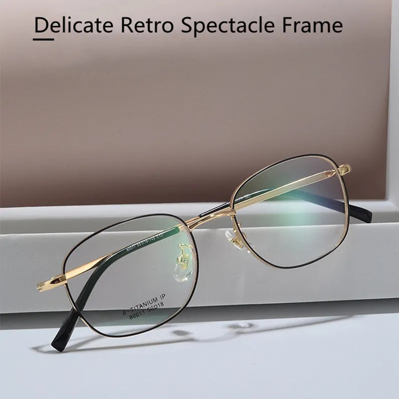 Kocolior Unisex Full Rim Irregular Square Alloy Hyperopic Reading Glasses 80011