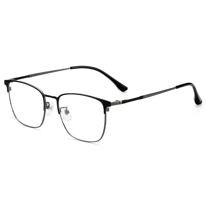 Kocolior Unisex Full Rim Square Acetate Alloy Hyperopic Reading Glasses 91872