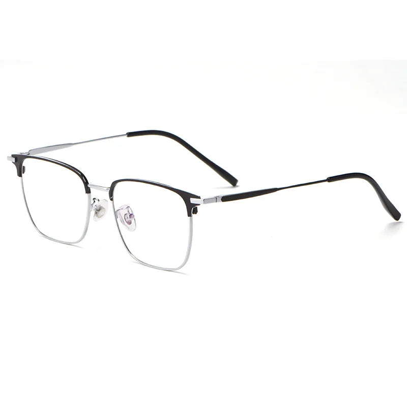 Kocolior Unisex Full Rim Square Alloy Hyperopic Reading Glasses 62504