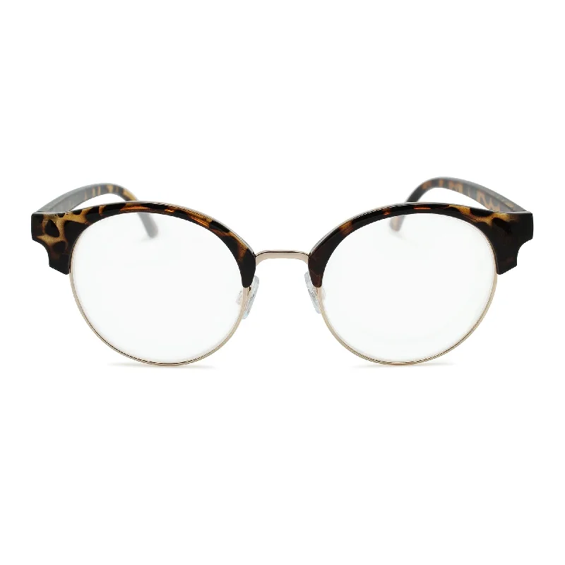 Oversized Round Cat Eye Reading Glasses for Women | R-571