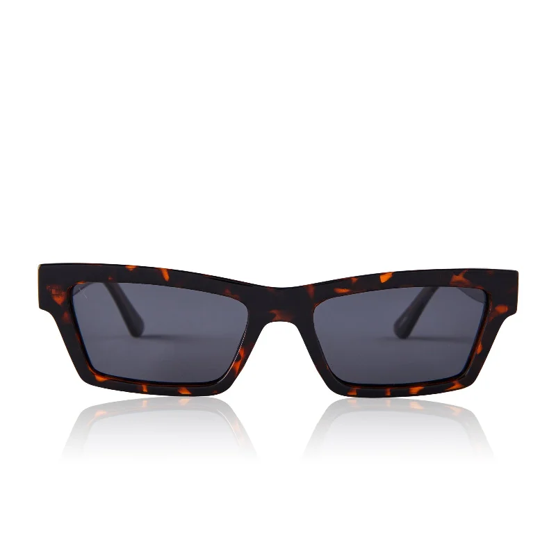 laurel - tortoise + solid grey sunglasses