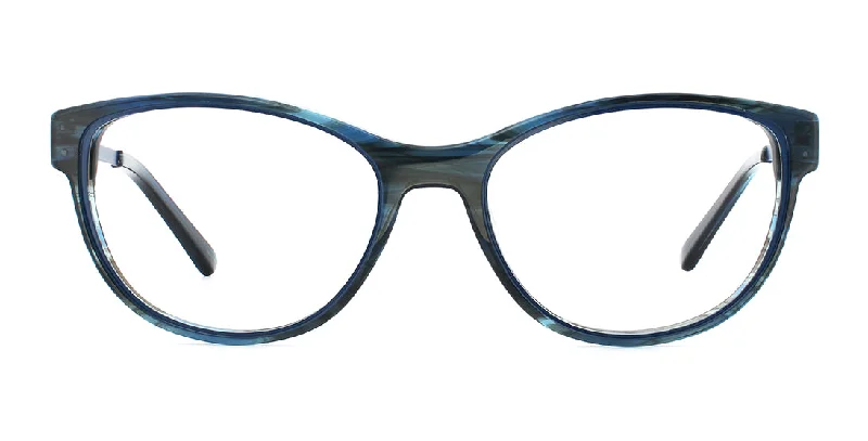 Sleek Metal Plastic Prescription Glasses A17749