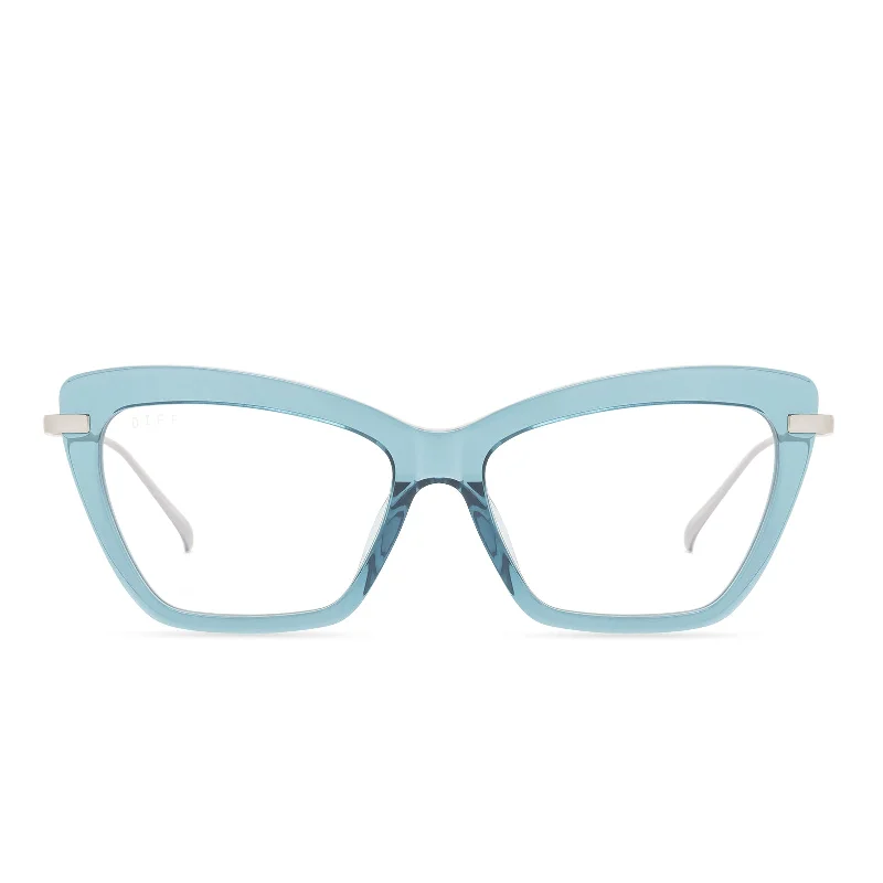 MILA - TEAL HAZE + BLUE LIGHT TECHNOLOGY GLASSES